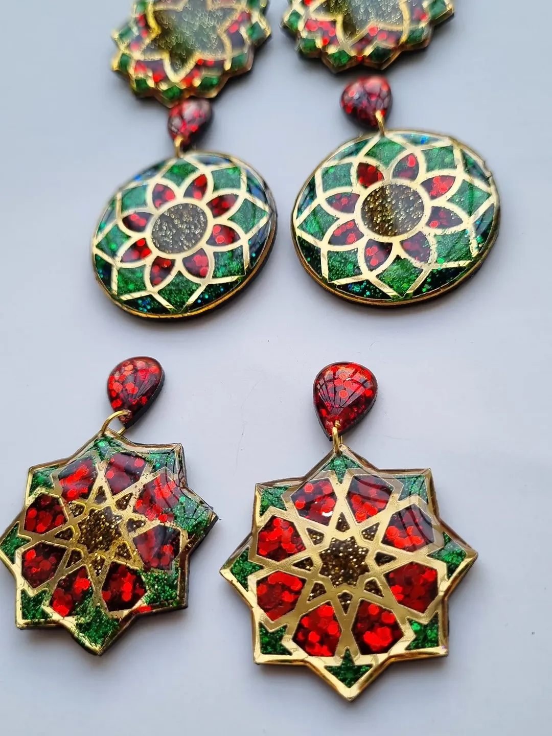 گوشواره رزینی