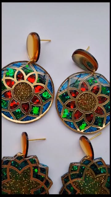 گوشواره سنتی یلدایی رزینی